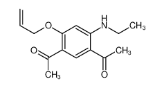 1-[5-acetyl-2-(ethylamino)-4-prop-2-enoxyphenyl]ethanone 79324-50-8