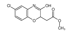 methyl 2-(6-chloro-3-oxo-4H-1,4-benzoxazin-2-yl)acetate 104662-84-2