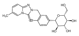 1334297-45-8 2-(2-chloro-5-((2S,3R,4R,5S,6R)-3,4,5-trihydroxy-6-(hydroxymethyl)tetrahydro-2H-pyran-2-yl)benzyl)-6-methyl-[1,2,4]triazolo[4,3-a]pyridin-3(2H)-one