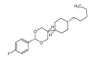TRANS-2-(4-FLUOROPHENYL)-5-(TRANS-4-N-PENTYLCYCLOHEXYL)-1,3-DIOXANE