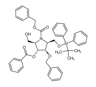 927809-70-9 spectrum, (2S,3R,4R,5R)-4-(benzoyloxy)-3-(benzyloxy)-1-(benzyloxycarbonyl)-2-[(tert-butyldiphenylsilyloxy)methyl]-5-(hydroxymethyl)pyrrolidine