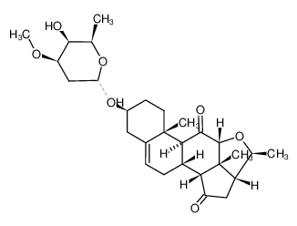 467-53-8 structure, C28H40O7