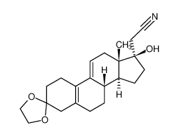 190662-30-7 spectrum, 17α-cyanomethyl-17β-hydroxy-estra-5(10),9(11)-dien-3-one 3-ethylene ketal