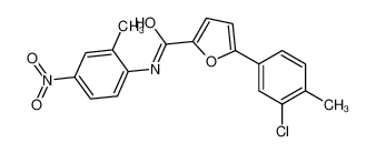 5-(3-chloro-4-methylphenyl)-N-(2-methyl-4-nitrophenyl)furan-2-carboxamide