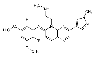 1431869-81-6 structure, C22H23F2N7O2