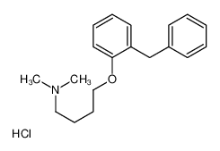 4-(2-benzylphenoxy)-N,N-dimethylbutan-1-amine,hydrochloride 13259-73-9