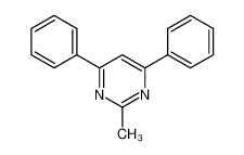2-methyl-4,6-diphenylpyrimidine 22114-38-1
