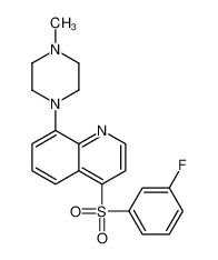 607742-80-3 structure, C20H20FN3O2S