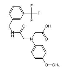 [(4-Methoxyphenyl)(2-oxo-2-{[3-(trifluoromethyl)-benzyl]amino}ethyl)amino]acetic acid 1142204-36-1