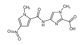 142211-81-2 spectrum, 1-methyl-4-(1-methyl-4-nitropyrrole-2-carboxamido)imidazole-2-carboxylic acid