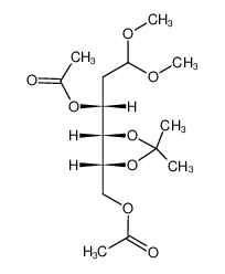 73982-68-0 ((4R,5S)-5-((R)-1-acetoxy-3,3-dimethoxypropyl)-2,2-dimethyl-1,3-dioxolan-4-yl)methyl acetate