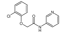 2-(2-chlorophenoxy)-N-pyridin-3-ylacetamide 25288-47-5