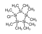 23118-89-0 structure, C9H27ClSi5