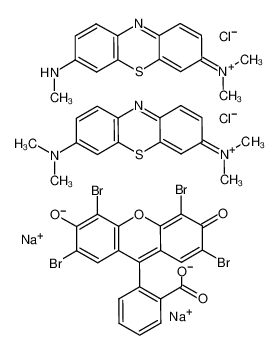 53092-85-6 structure, C51H40Br4Cl2N6Na2O5S2