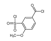 651729-63-4 spectrum, 3-chlorosulfonyl-4-methoxybenzoyl chloride