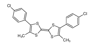 4,4'-bis(4-chlorophenyl)-5,5'-dimethyl-2,2'-bi(1,3-dithiolylidene) 83362-96-3