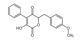 137532-13-9 spectrum, 3-hydroxy-6-(4-methoxybenzyl)-4-phenylpyran-2,5-dione