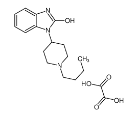 3-(1-butylpiperidin-4-yl)-1H-benzimidazol-2-one,oxalic acid 198969-52-7