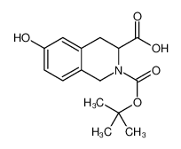 2-(叔丁氧基羰基)-1,2,3,4-四氢-6-羟基异喹啉-3-羧酸