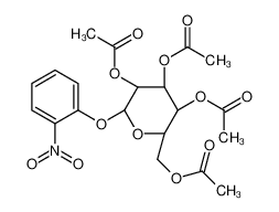 [(2R,3R,4S,5R,6S)-3,4,5-triacetyloxy-6-(2-nitrophenoxy)oxan-2-yl]methyl acetate 14581-85-2