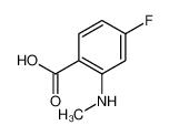 4-fluoro-2-(methylamino)benzoic acid 128992-62-1