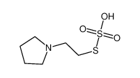 1-(2-sulfosulfanylethyl)pyrrolidine 55263-44-0