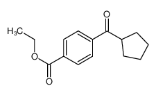 ethyl 4-(cyclopentanecarbonyl)benzoate 898791-40-7