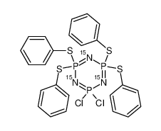1,1,3,3-Tetraphenylmercapto-dichlorocyclotriphosphazatrien (15N markiert)