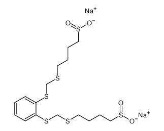 120633-95-6 structure, C16H24Na2O4S6