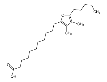 11-(3,4-dimethyl-5-pentylfuran-2-yl)undecanoic acid 57818-36-7