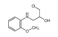 3470-91-5 1-chloro-3-(2-methoxyanilino)propan-2-ol