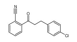 2-[3-(4-chlorophenyl)propanoyl]benzonitrile 898787-66-1