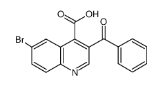 3-benzoyl-6-bromoquinoline-4-carboxylic acid 444114-73-2