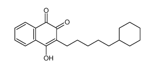 3-(5-cyclohexylpentyl)-4-hydroxynaphthalene-1,2-dione 22769-71-7