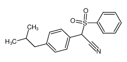 112520-82-8 (4-isobutylphenyl)-(phenylsulfonyl)acetonitrile