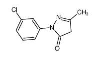 1-(3-氯苯基)-3-甲基-5-吡唑啉酮