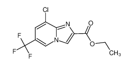 8-氯-6-(三氟甲基)咪唑并[1,2-a]-吡啶-2-羧酸乙酯