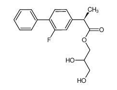 2,3-dihydroxypropyl (2R)-2-(2-fluoro-[1,1'-biphenyl]-4-yl)propanoate 677290-34-5