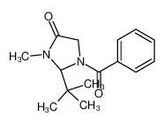 (2S)-1-benzoyl-2-tert-butyl-3-methylimidazolidin-4-one 101055-56-5