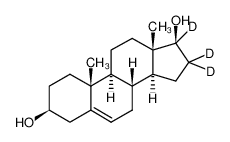 5-雄甾烯-3beta,17beta-二醇-16,16,17-D3