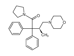 (3S)-3-methyl-4-morpholin-4-yl-2,2-diphenyl-1-pyrrolidin-1-ylbutan-1-one 357-56-2