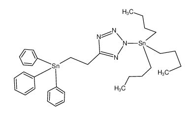 157843-26-0 2-(tributylstannyl)-5-[2-(triphenylstannyl)ethyl]tetrazole