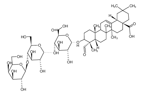 7643-12-1 structure, C48H74O20