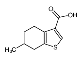 6-methyl-4,5,6,7-tetrahydro-1-benzothiophene-3-carboxylic acid 438213-69-5