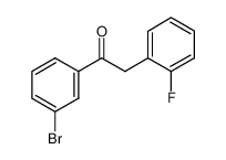 1-(3-bromophenyl)-2-(2-fluorophenyl)ethanone 898784-63-9