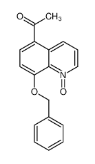 1-(1-oxido-8-phenylmethoxyquinolin-1-ium-5-yl)ethanone 100331-93-9