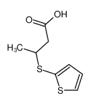 3-thiophen-2-ylsulfanylbutanoic acid 120279-20-1