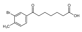 7-(3-BROMO-4-METHYLPHENYL)-7-OXOHEPTANOIC ACID 898767-22-1