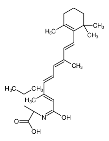 (7cis,9cis,11cis,13cis)-15-{[(1S)-1-Carboxy-3-methylbutyl]amino}r etinal