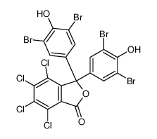 4,5,6,7-tetrachloro-3,3-bis(3,5-dibromo-4-hydroxyphenyl)-2-benzofuran-1-one 6310-71-0